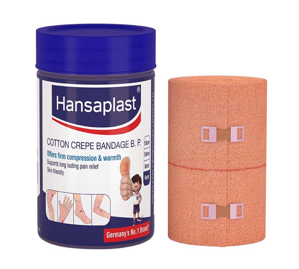 Hansaplast 8cm X 4m Cotton Crepe Bandage